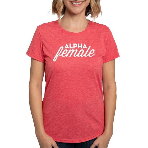 CafePress - Alpha Female Women's Deluxe T Shirt - Womens Tri-blend T-Shirt