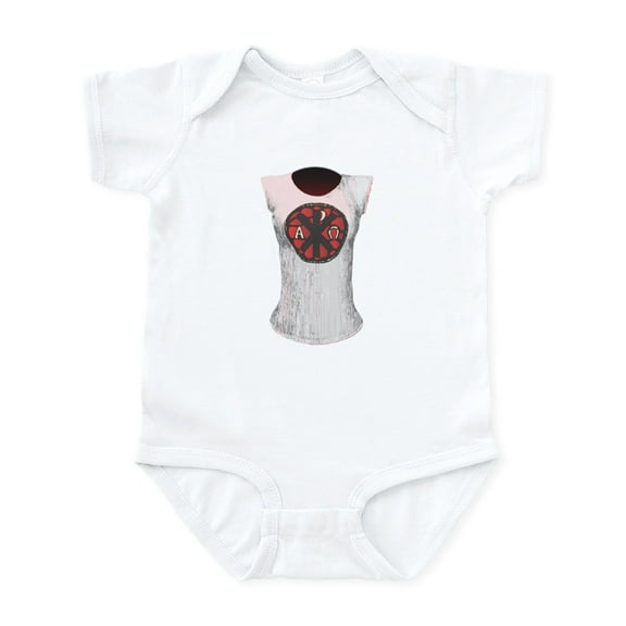 CafePress - Alpha Omega T Shirt Body Suit - Baby Light Bodysuit, Size Newborn - 24 Months