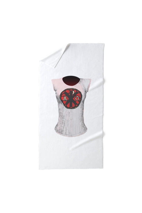 - Alpha Omega T Shirt - Large Beach Towel, Soft 30"x60" Towel with Unique Design