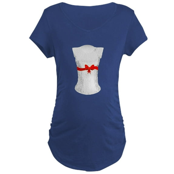 CafePress - Alpha Omega T Shirt Maternity T Shirt - Maternity Dark T-Shirt