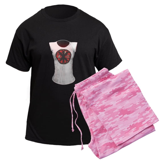 CafePress - Alpha Omega T Shirt Pajamas - Men's Dark Loose Fit Cotton Pajama Set
