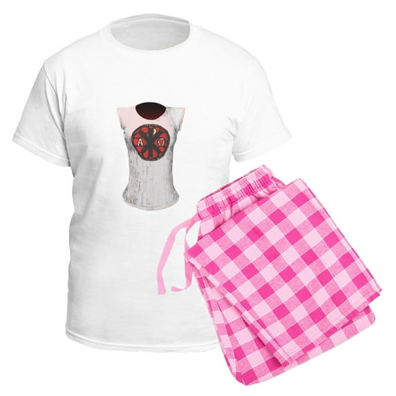 CafePress - Alpha Omega T Shirt Pajamas - Men's Light Loose Fit Cotton Pajama Set