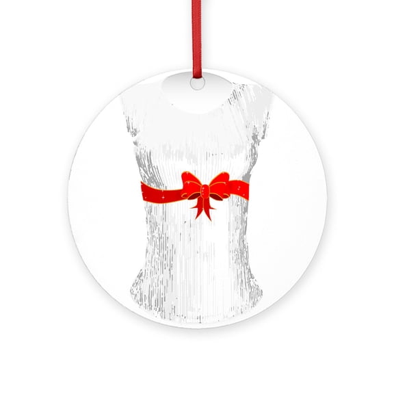 CafePress - Alpha Omega T Shirt - Round Wood Ornament 4"