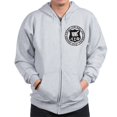 thumbnail image 1 of CafePress - Alpha Sigma Phi Black And White Seal Sweatshirt - Zip Hoodie, Classic Hooded Sweatshirt with Metal Zipper, 1 of 4