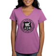 thumbnail image 1 of CafePress - Alpha Sigma Phi Black And White Seal T Shirt - Women's V-Neck Dark T-Shirt, 1 of 4
