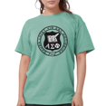 thumbnail image 1 of CafePress - Alpha Sigma Phi Black And White Seal T Shirt - Womens Comfort Colors® Shirt, 1 of 4