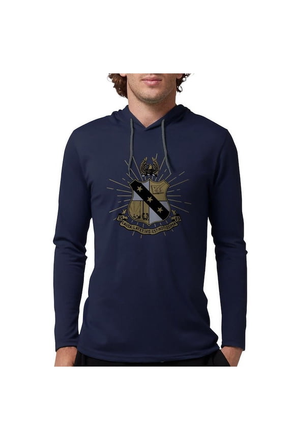 - Alpha Sigma Phi Coat Of Arms Long Sleeve T Shirt - Mens Hooded Shirt
