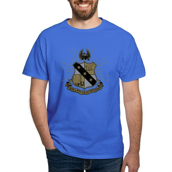 CafePress - Alpha Sigma Phi Coat Of Arms T Shirt - Men's Classic Graphic Cotton T-Shirt