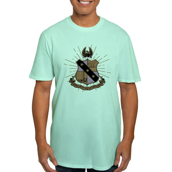 CafePress - Alpha Sigma Phi Coat Of Arms T Shirt - Men's Fitted T-Shirt