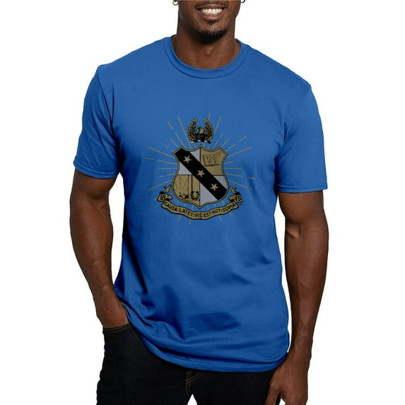 CafePress - Alpha Sigma Phi Coat Of Arms T Shirt - Men's Fitted T-Shirt