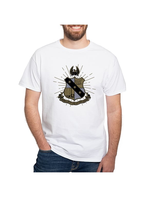 - Alpha Sigma Phi Coat Of Arms T Shirt - Men's Classic Cotton T-Shirts