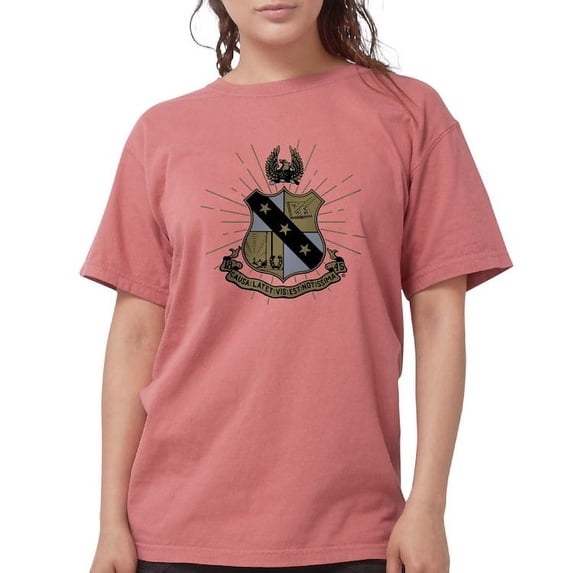 CafePress - Alpha Sigma Phi Coat Of Arms T Shirt - Womens Comfort Colors® Shirt