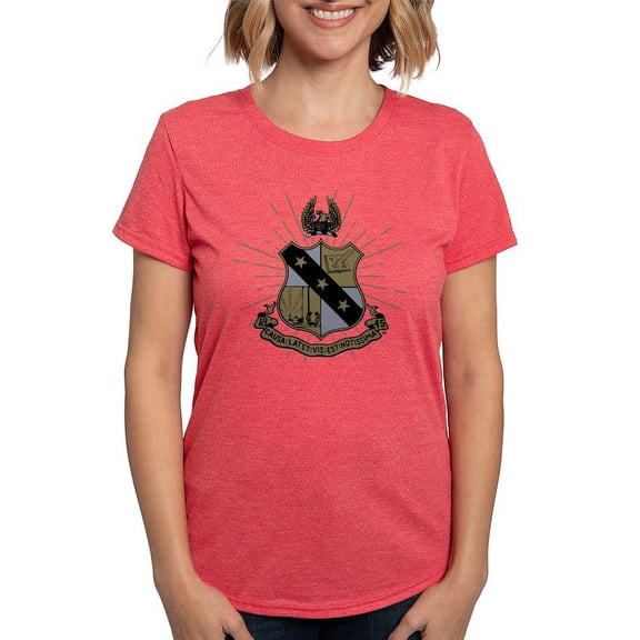 CafePress - Alpha Sigma Phi Coat Of Arms T Shirt - Womens Tri-blend T-Shirt