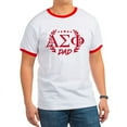 thumbnail image 1 of CafePress - Alpha Sigma Phi Greek Dad Cardinal T Shirt - 100% Cotton Ringed T-Shirt, 1 of 4
