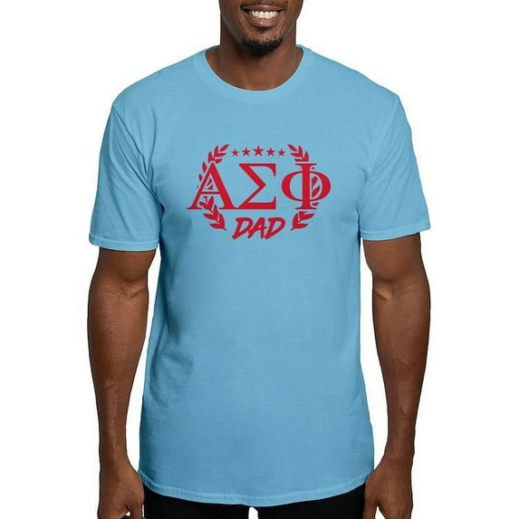 CafePress - Alpha Sigma Phi Greek Dad Cardinal T Shirt - Fitted T-Shirt, Vintage Fit Soft Cotton Tee