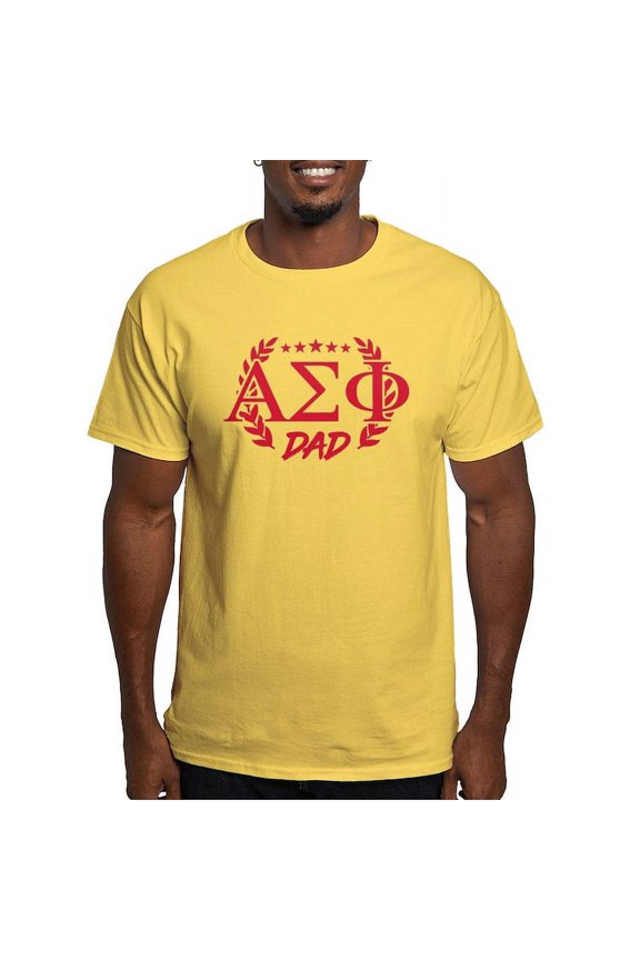 - Alpha Sigma Phi Greek Dad Cardinal T Shirt - Men's Classic Graphic T-Shirt