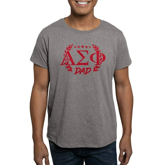 CafePress - Alpha Sigma Phi Greek Dad Cardinal T Shirt - Men's Fitted T-Shirt