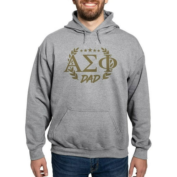 CafePress - Alpha Sigma Phi Greek Dad Gold Sweatshirt - Pullover Hoodie, Hooded Sweatshirt