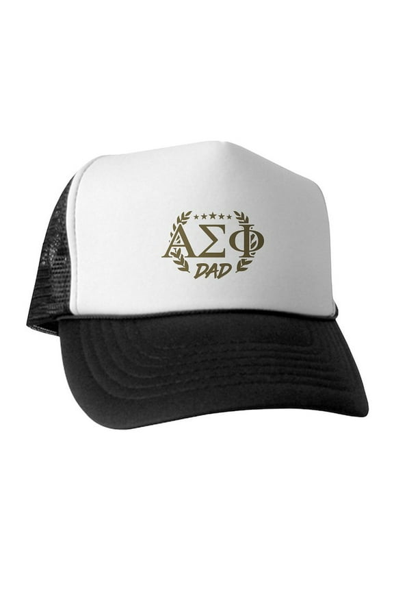 - Alpha Sigma Phi Greek Dad Gold - Unique Trucker Hat, Classic Baseball Hat