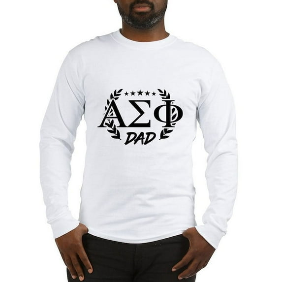 CafePress - Alpha Sigma Phi Greek Dad Long Sleeve T Shirt - Unisex Cotton Long Sleeve T-Shirt