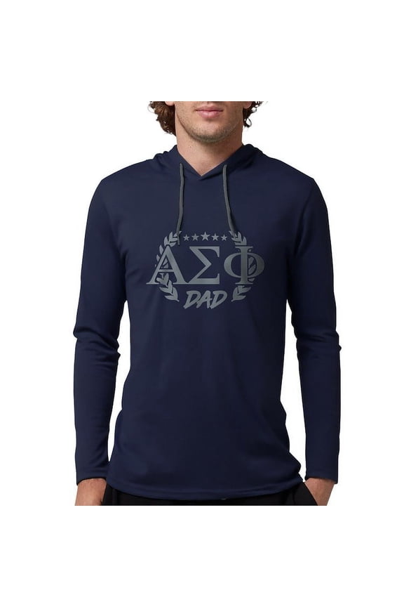 - Alpha Sigma Phi Greek Dad Stone Long Sleeve T Shirt - Mens Hooded Shirt