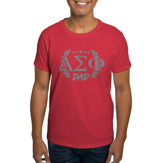 CafePress - Alpha Sigma Phi Greek Dad Stone T Shirt - Men's Classic Graphic Cotton T-Shirt