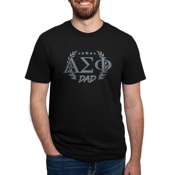 CafePress - Alpha Sigma Phi Greek Dad Stone T Shirt - Mens Tri-blend T-Shirt