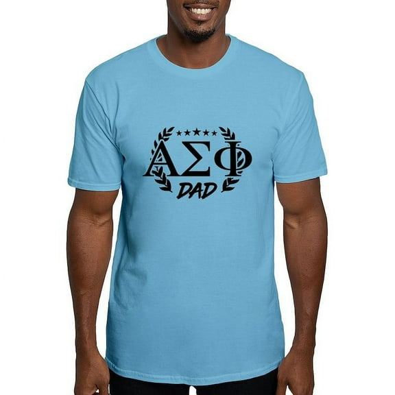 CafePress - Alpha Sigma Phi Greek Dad T Shirt - Fitted T-Shirt, Vintage Fit Soft Cotton Tee