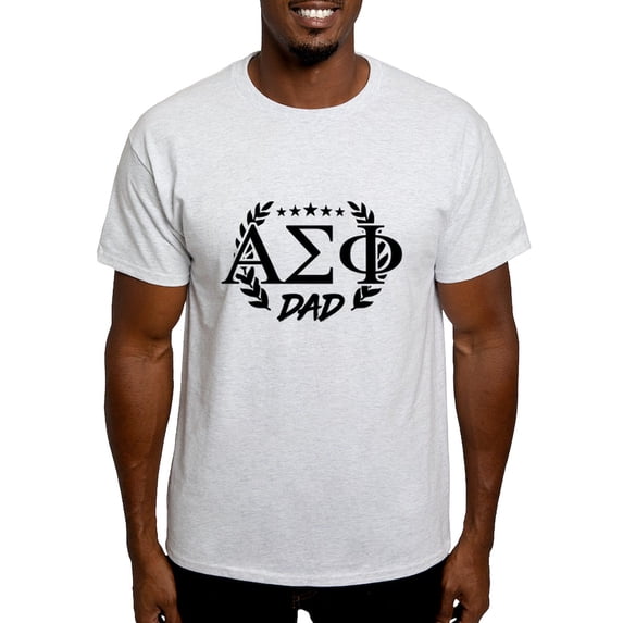 CafePress - Alpha Sigma Phi Greek Dad T Shirt - Men's Classic Graphic T-Shirt