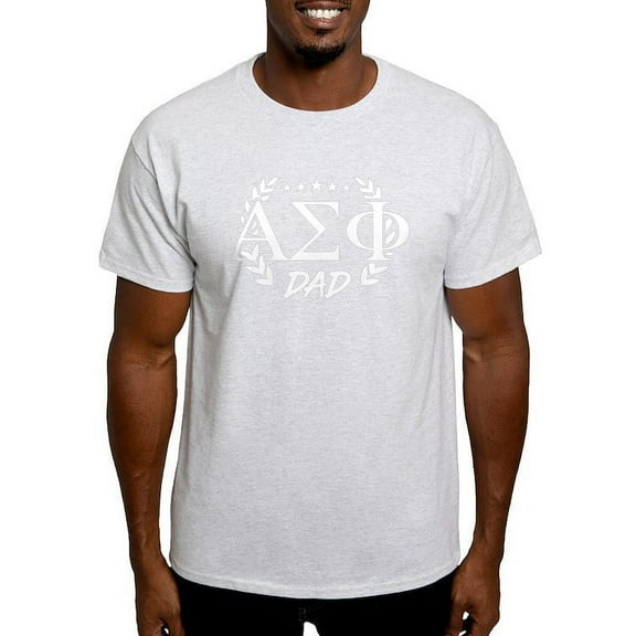 CafePress - Alpha Sigma Phi Greek Dad White T Shirt - Men's Classic Graphic T-Shirt