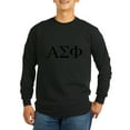 thumbnail image 1 of CafePress - Alpha Sigma Phi Greek Letters Black Long Sleeve T Shirt - Long Sleeve Dark T-Shirt, 1 of 4
