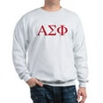 thumbnail image 1 of CafePress - Alpha Sigma Phi Greek Letters Cardinal Sweatshirt - Crew Neck Sweatshirt, 1 of 4