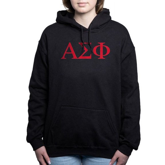 CafePress - Alpha Sigma Phi Greek Letters Cardinal Sweatshirt - Pullover Hoodie, Classic & Comfortable Hooded Sweatshirt