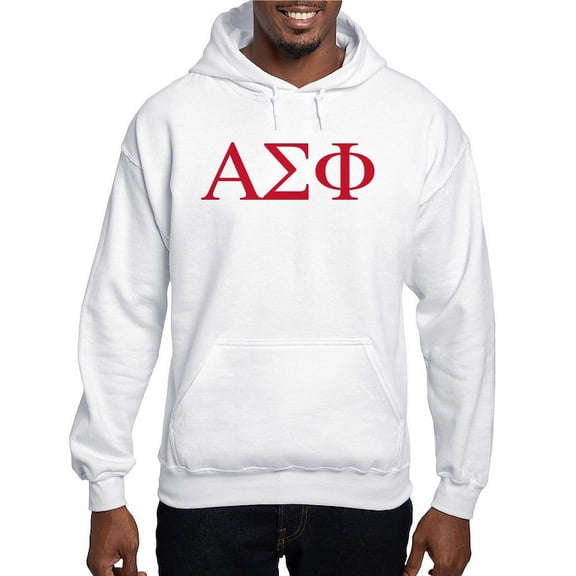 CafePress - Alpha Sigma Phi Greek Letters Cardinal Sweatshirt - Pullover Hoodie, Hooded Sweatshirt