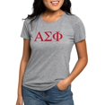thumbnail image 1 of CafePress - Alpha Sigma Phi Greek Letters Cardinal T Shirt - Womens Tri-blend T-Shirt, 1 of 4