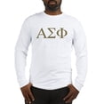 thumbnail image 1 of CafePress - Alpha Sigma Phi Greek Letters Gold Long Sleeve T Shirt - Unisex Cotton Long Sleeve T-Shirt, 1 of 4