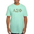 thumbnail image 1 of CafePress - Alpha Sigma Phi Greek Letters Gold T Shirt - Men's Fitted T-Shirt, 1 of 4