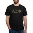 thumbnail image 1 of CafePress - Alpha Sigma Phi Greek Letters Gold T Shirt - Mens Tri-blend T-Shirt, 1 of 4