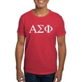 thumbnail image 1 of CafePress - Alpha Sigma Phi Greek Letters White T Shirt - Men's Classic Graphic Cotton T-Shirt, 1 of 4