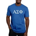 thumbnail image 1 of CafePress - Alpha Sigma Phi Greek Letters White T Shirt - Men's Fitted T-Shirt, 1 of 4