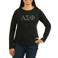 thumbnail image 1 of CafePress - Alpha Sigma Phi Greek Stone Long Sleeve T Shirt - Women's Long Sleeve Graphic Tee Casual Fit, 1 of 4