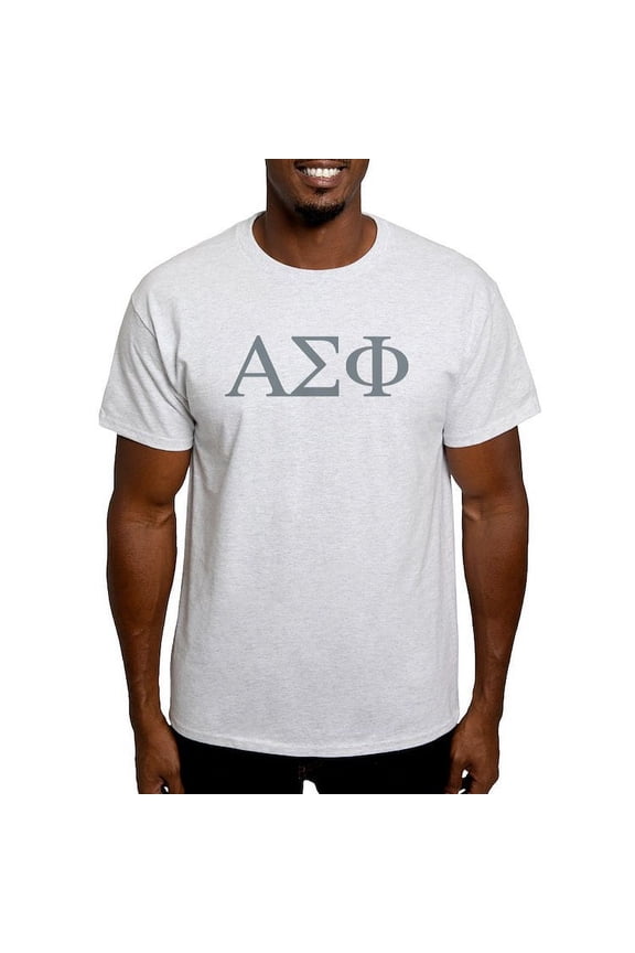- Alpha Sigma Phi Greek Stone T Shirt - Men's Classic Graphic T-Shirt