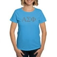 thumbnail image 1 of CafePress - Alpha Sigma Phi Greek Stone T Shirt - Women's Traditional Fit Dark T-Shirt, 1 of 4