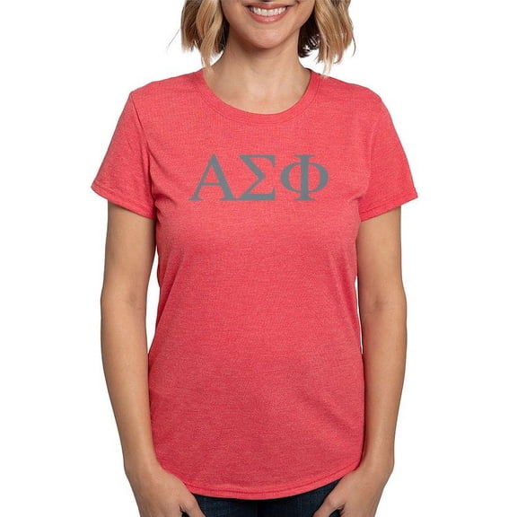 CafePress - Alpha Sigma Phi Greek Stone T Shirt - Womens Tri-blend T-Shirt
