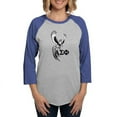 thumbnail image 1 of CafePress - Alpha Sigma Phi Phoenix Black Long Sleeve T Shirt - Womens Baseball Tee, 1 of 4