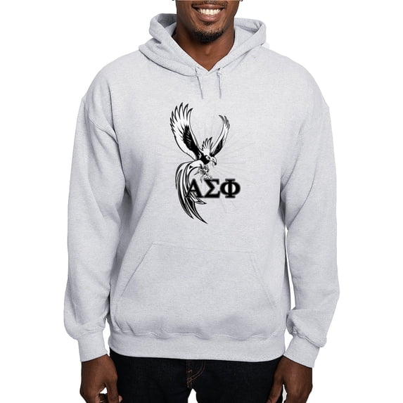 CafePress - Alpha Sigma Phi Phoenix Black Sweatshirt - Pullover Hoodie, Hooded Sweatshirt