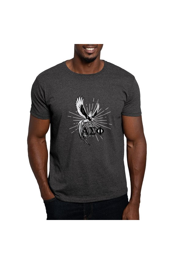 - Alpha Sigma Phi Phoenix Black T Shirt - Men's Classic Graphic Cotton T-Shirt