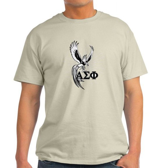 CafePress - Alpha Sigma Phi Phoenix Black T Shirt - Men's Classic Graphic T-Shirt