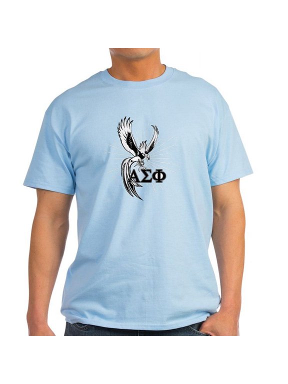- Alpha Sigma Phi Phoenix Black T Shirt - Men's Classic Graphic T-Shirt