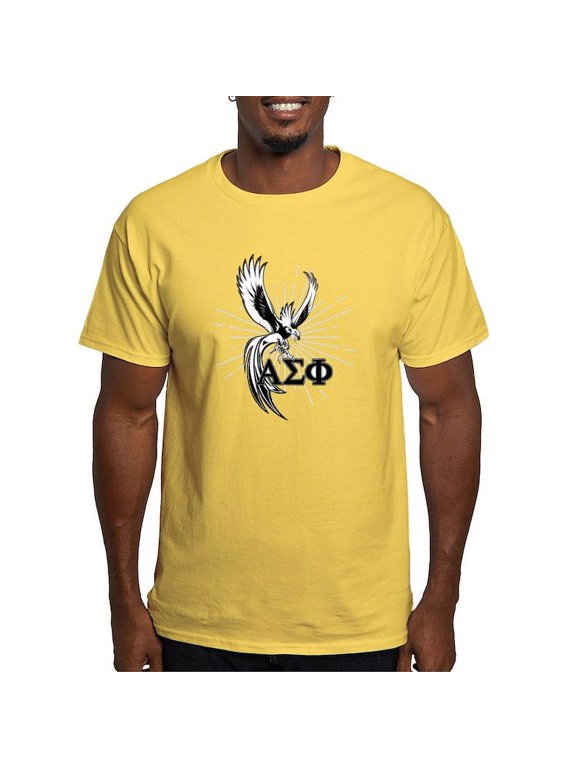 - Alpha Sigma Phi Phoenix Black T Shirt - Men's Classic Graphic T-Shirt